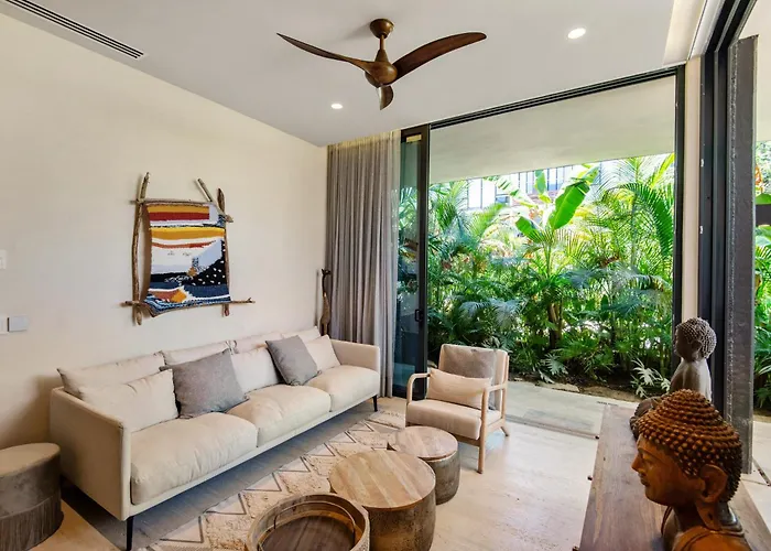 Modern Retreat With Private Garden And Jacuzzi Apartment Tulum