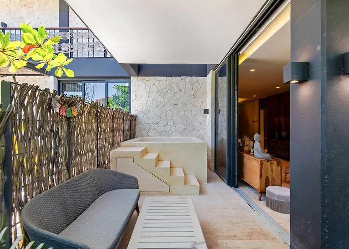 Apartment Modern Retreat With Private Garden And Jacuzzi Tulum